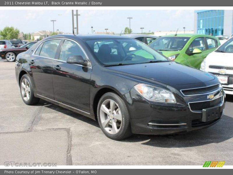 Black Granite Metallic / Ebony 2011 Chevrolet Malibu LT
