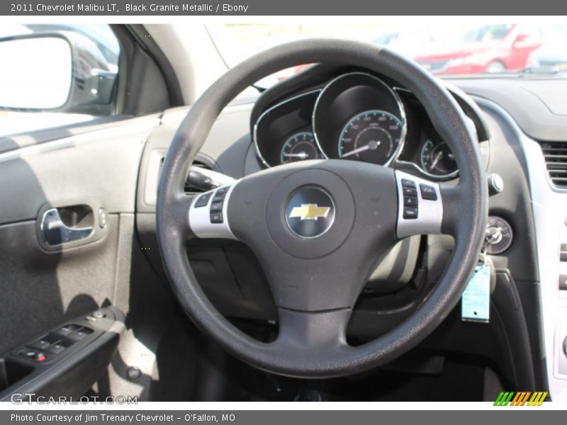 Black Granite Metallic / Ebony 2011 Chevrolet Malibu LT