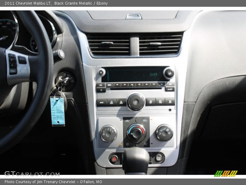 Black Granite Metallic / Ebony 2011 Chevrolet Malibu LT
