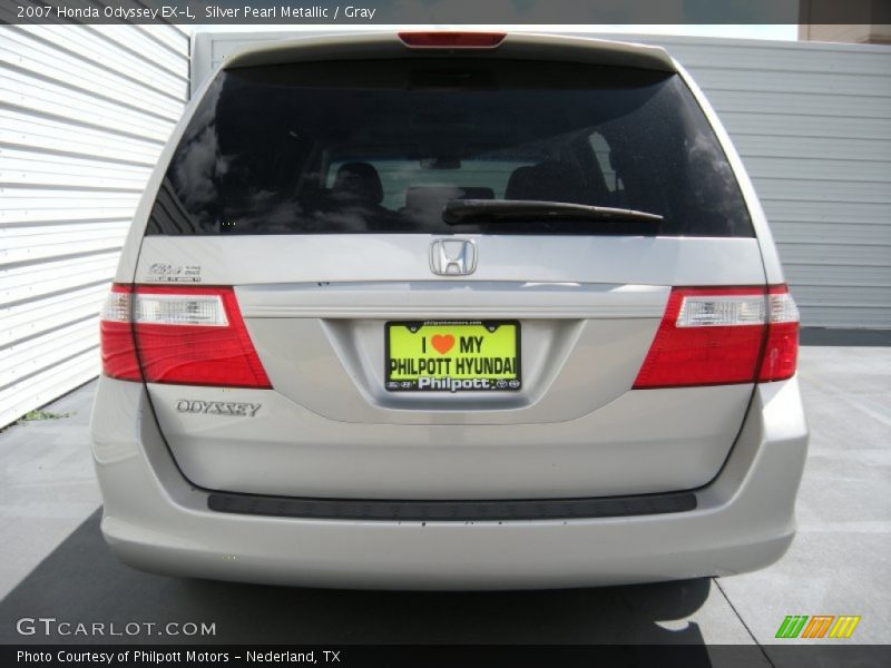 Silver Pearl Metallic / Gray 2007 Honda Odyssey EX-L