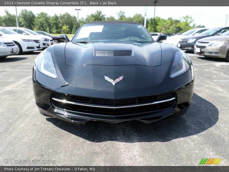 Black / Jet Black 2014 Chevrolet Corvette Stingray Convertible Z51