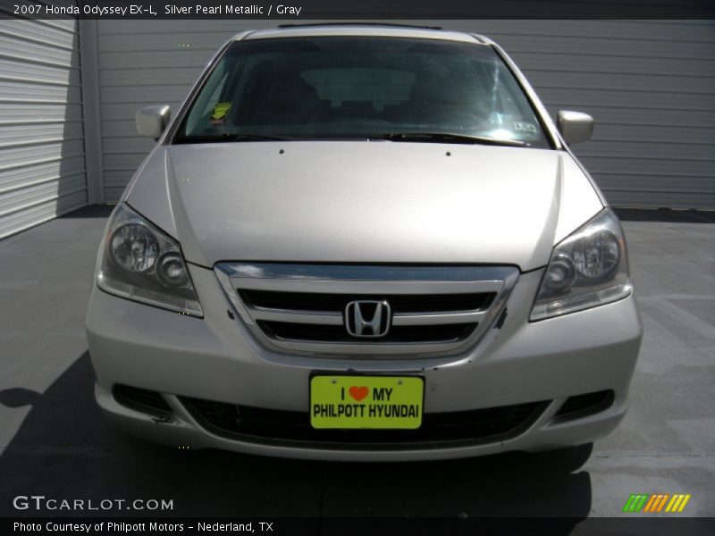 Silver Pearl Metallic / Gray 2007 Honda Odyssey EX-L