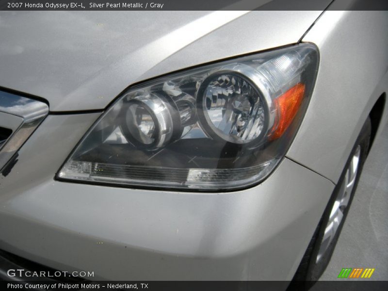 Silver Pearl Metallic / Gray 2007 Honda Odyssey EX-L