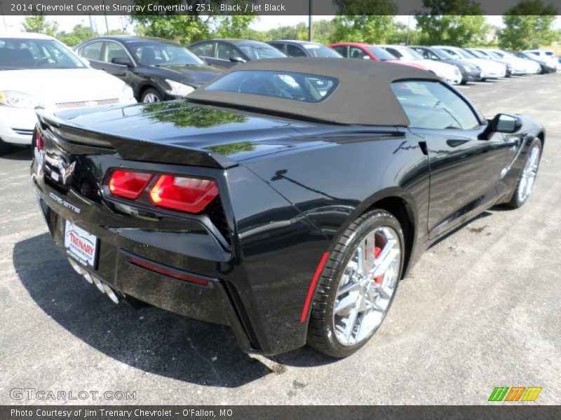 Black / Jet Black 2014 Chevrolet Corvette Stingray Convertible Z51