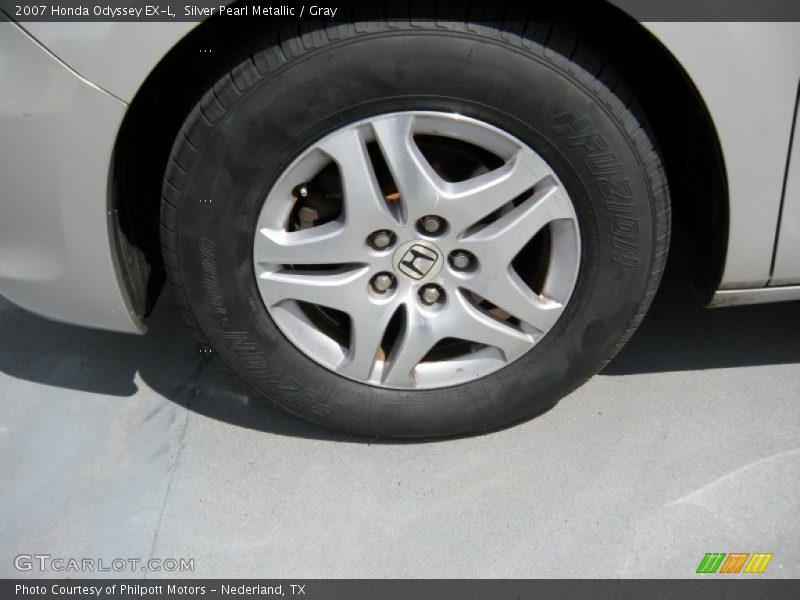 Silver Pearl Metallic / Gray 2007 Honda Odyssey EX-L
