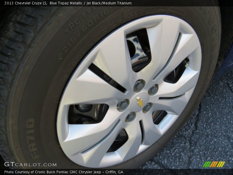Blue Topaz Metallic / Jet Black/Medium Titanium 2013 Chevrolet Cruze LS