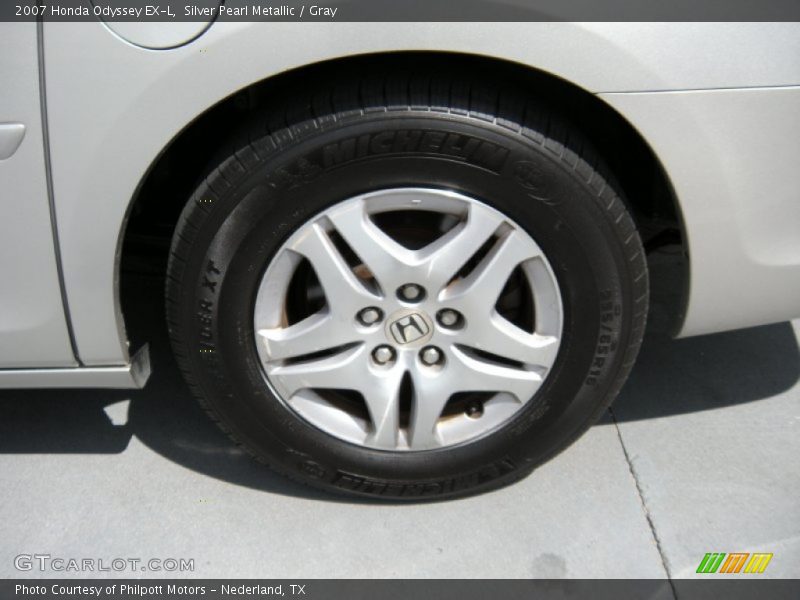 Silver Pearl Metallic / Gray 2007 Honda Odyssey EX-L