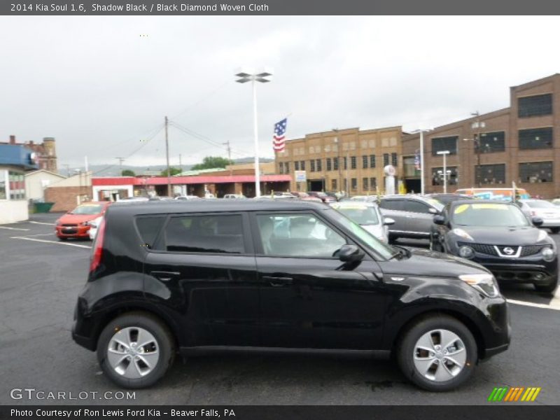 Shadow Black / Black Diamond Woven Cloth 2014 Kia Soul 1.6