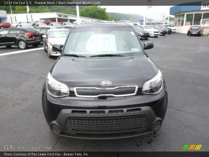 Shadow Black / Black Diamond Woven Cloth 2014 Kia Soul 1.6