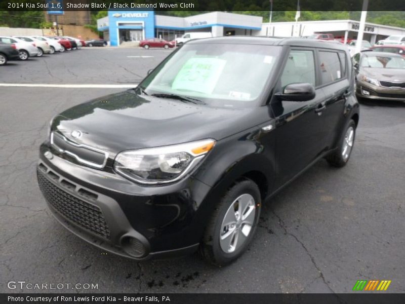 Shadow Black / Black Diamond Woven Cloth 2014 Kia Soul 1.6