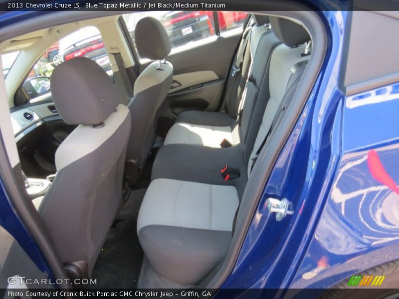 Blue Topaz Metallic / Jet Black/Medium Titanium 2013 Chevrolet Cruze LS