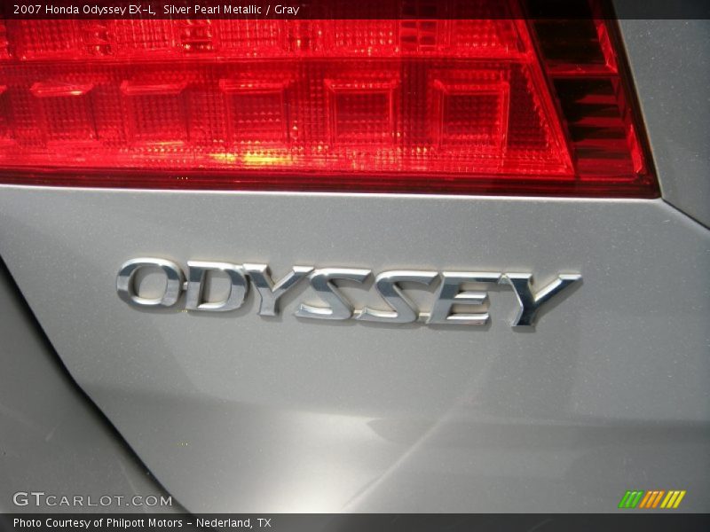 Silver Pearl Metallic / Gray 2007 Honda Odyssey EX-L