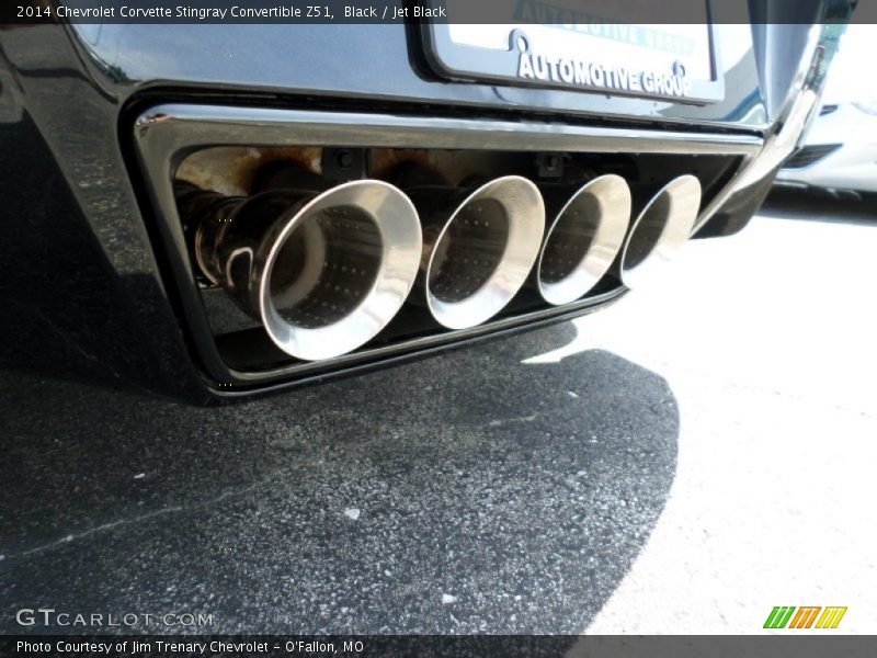Exhaust of 2014 Corvette Stingray Convertible Z51