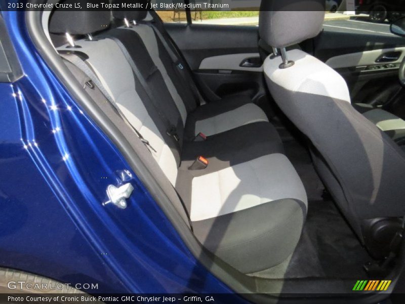 Blue Topaz Metallic / Jet Black/Medium Titanium 2013 Chevrolet Cruze LS