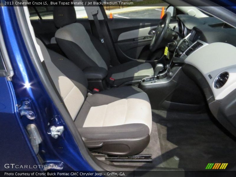 Blue Topaz Metallic / Jet Black/Medium Titanium 2013 Chevrolet Cruze LS