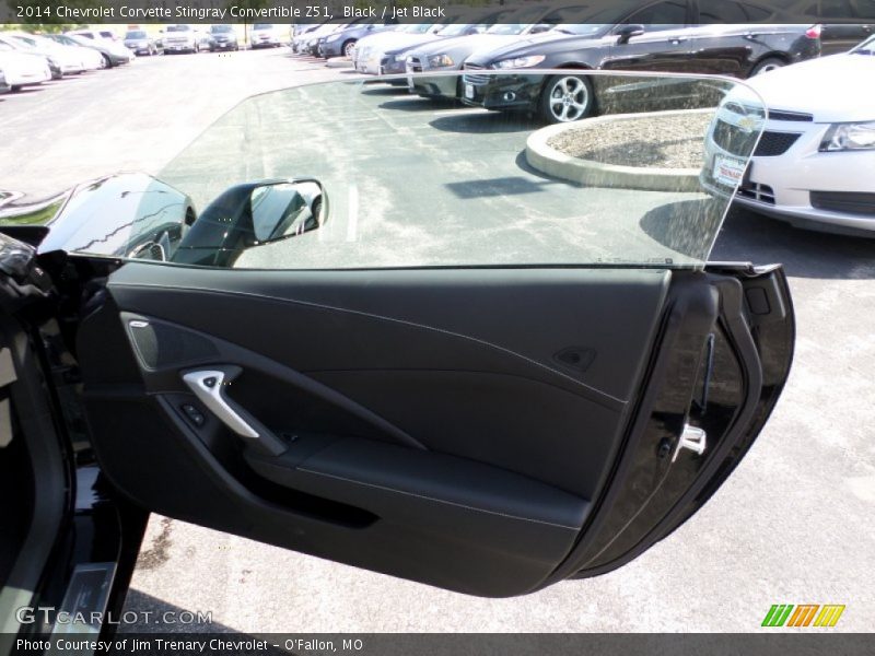 Black / Jet Black 2014 Chevrolet Corvette Stingray Convertible Z51