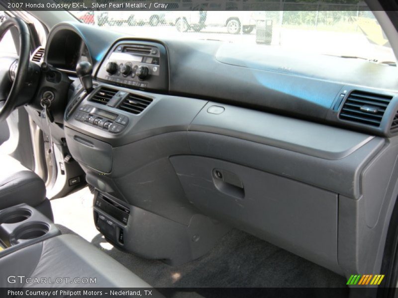 Silver Pearl Metallic / Gray 2007 Honda Odyssey EX-L