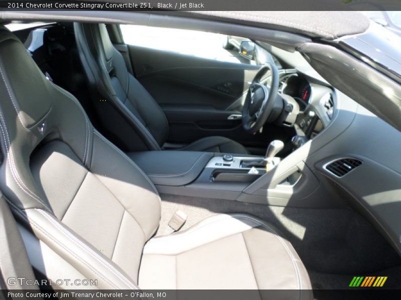 Black / Jet Black 2014 Chevrolet Corvette Stingray Convertible Z51