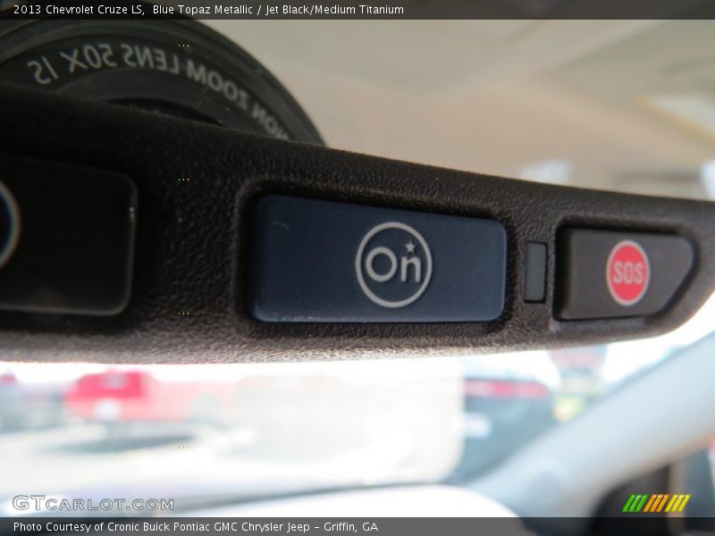 Blue Topaz Metallic / Jet Black/Medium Titanium 2013 Chevrolet Cruze LS