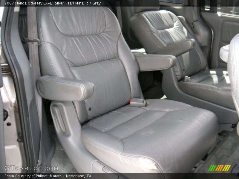 Silver Pearl Metallic / Gray 2007 Honda Odyssey EX-L