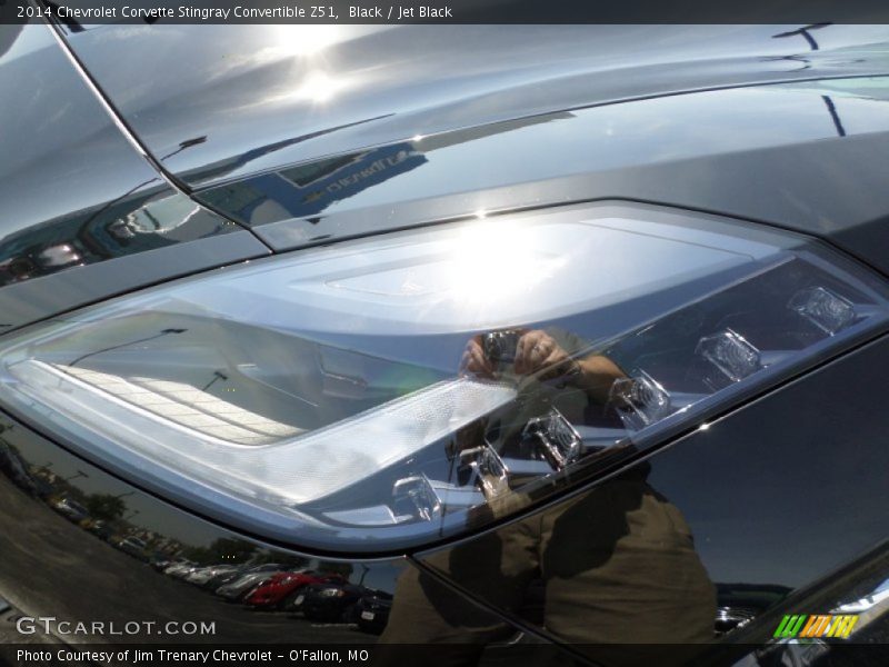 Black / Jet Black 2014 Chevrolet Corvette Stingray Convertible Z51
