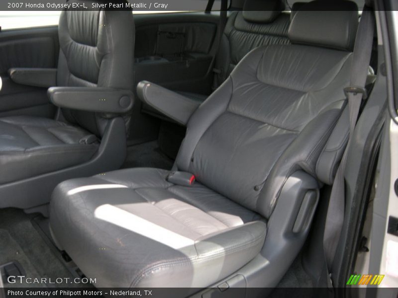Silver Pearl Metallic / Gray 2007 Honda Odyssey EX-L