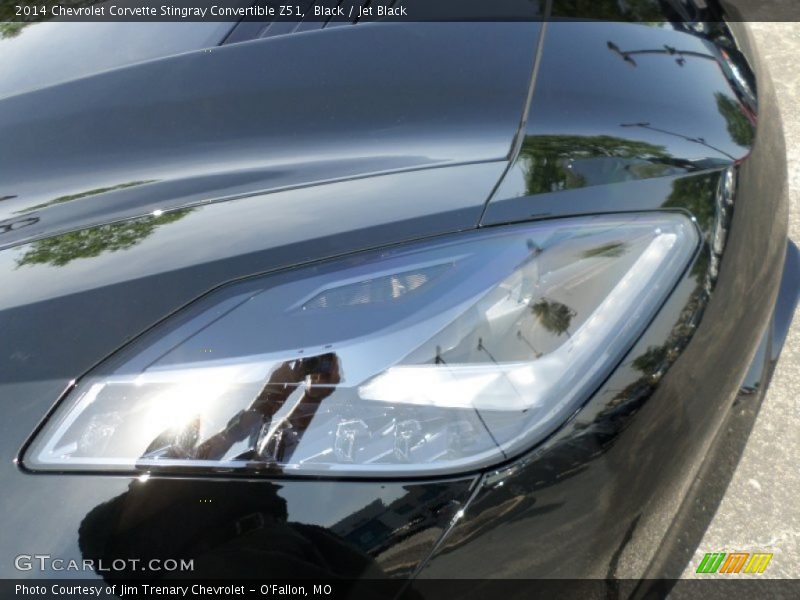 Black / Jet Black 2014 Chevrolet Corvette Stingray Convertible Z51