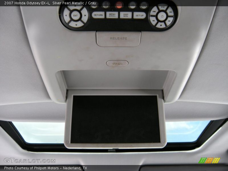 Silver Pearl Metallic / Gray 2007 Honda Odyssey EX-L