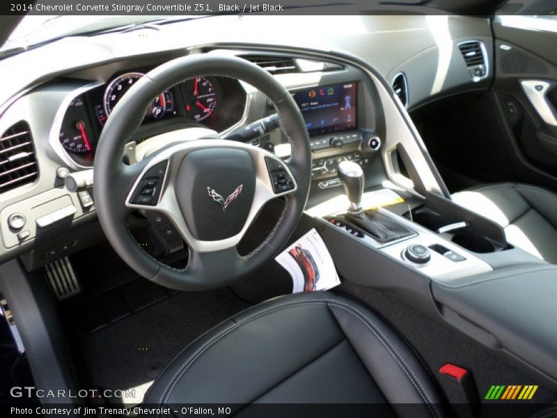 Black / Jet Black 2014 Chevrolet Corvette Stingray Convertible Z51