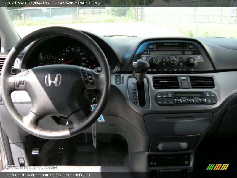 Silver Pearl Metallic / Gray 2007 Honda Odyssey EX-L