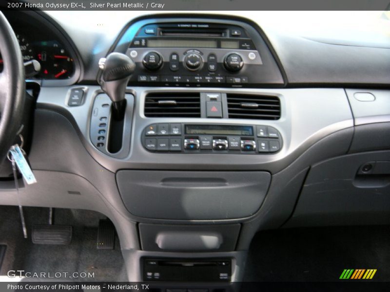 Silver Pearl Metallic / Gray 2007 Honda Odyssey EX-L