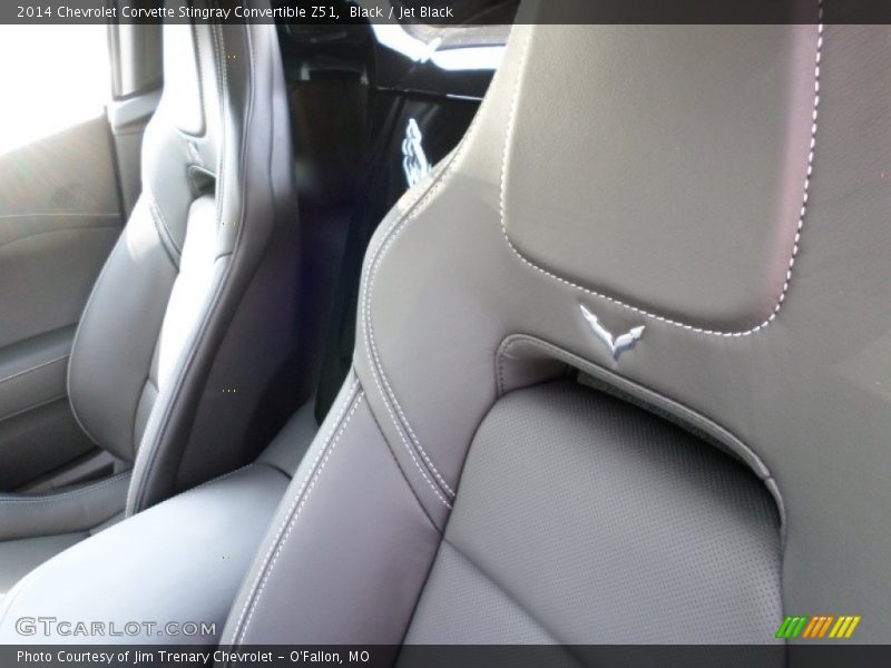 Black / Jet Black 2014 Chevrolet Corvette Stingray Convertible Z51