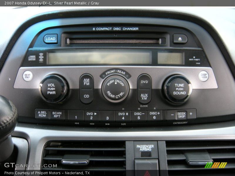 Silver Pearl Metallic / Gray 2007 Honda Odyssey EX-L