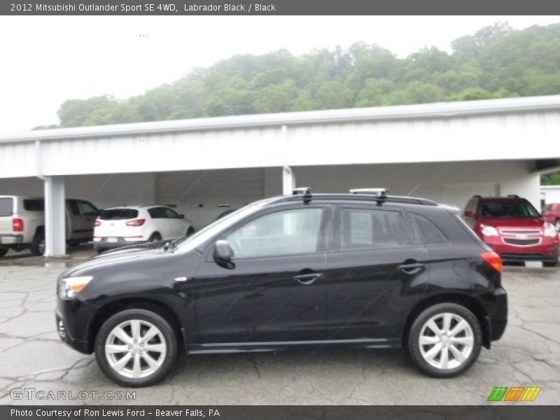 Labrador Black / Black 2012 Mitsubishi Outlander Sport SE 4WD