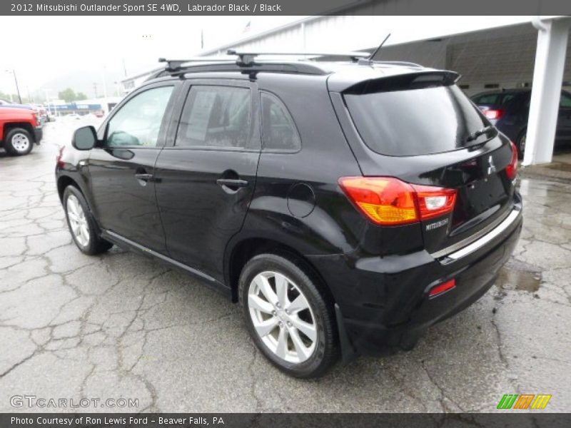 Labrador Black / Black 2012 Mitsubishi Outlander Sport SE 4WD