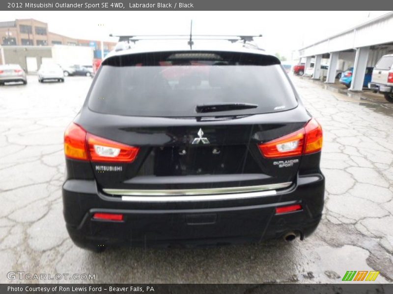 Labrador Black / Black 2012 Mitsubishi Outlander Sport SE 4WD