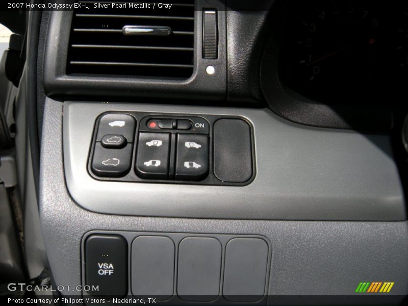 Silver Pearl Metallic / Gray 2007 Honda Odyssey EX-L