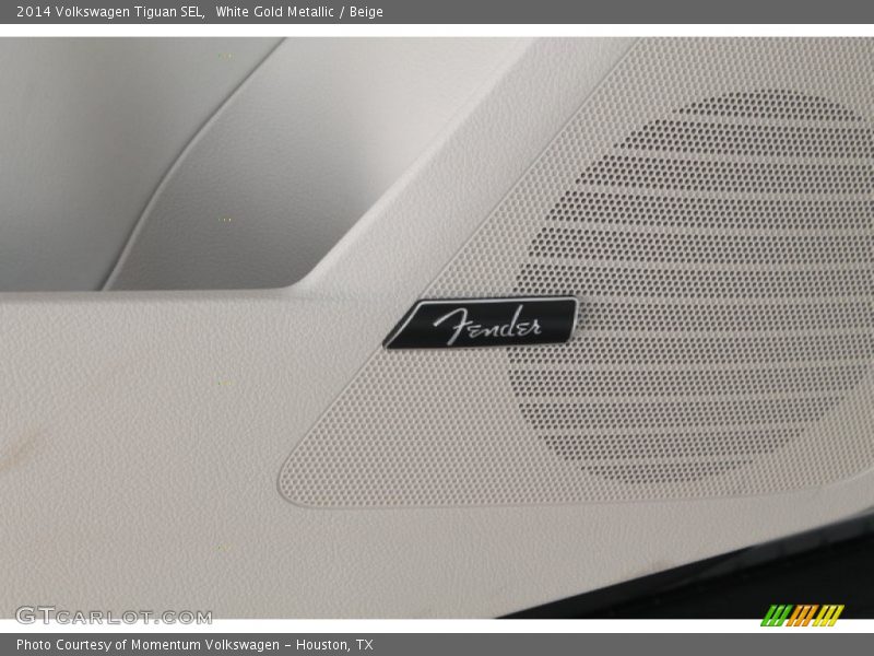 White Gold Metallic / Beige 2014 Volkswagen Tiguan SEL
