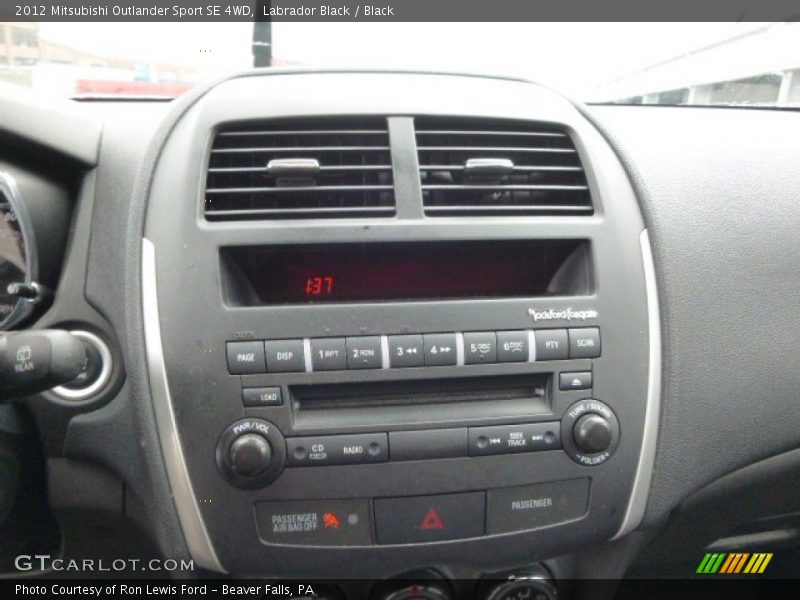 Labrador Black / Black 2012 Mitsubishi Outlander Sport SE 4WD