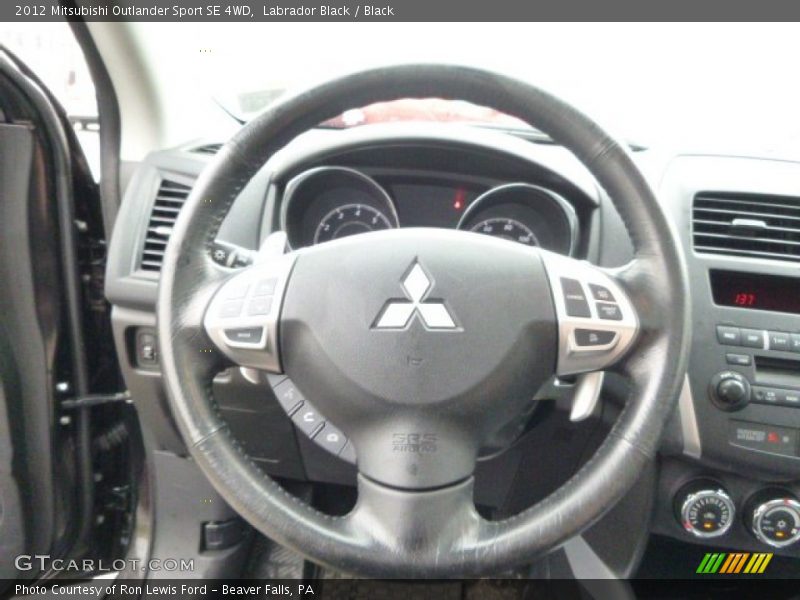 Labrador Black / Black 2012 Mitsubishi Outlander Sport SE 4WD