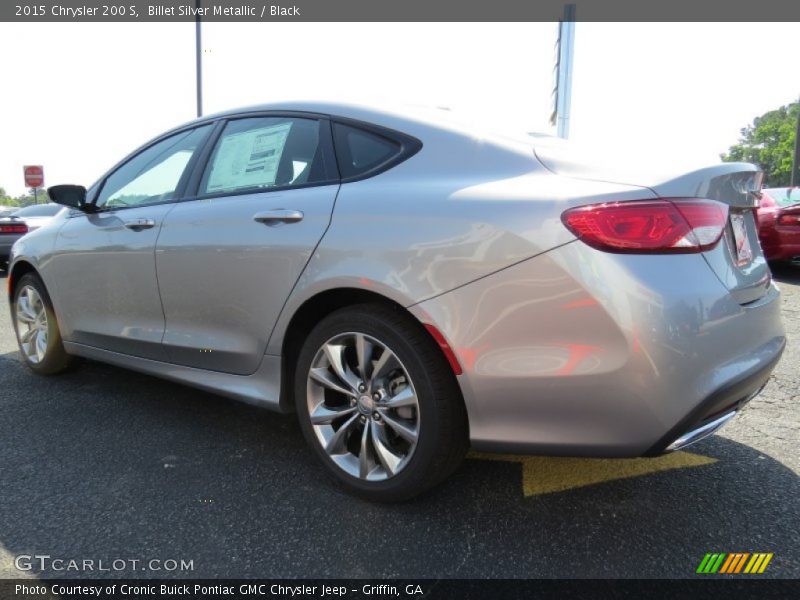 Billet Silver Metallic / Black 2015 Chrysler 200 S