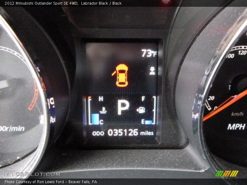 Labrador Black / Black 2012 Mitsubishi Outlander Sport SE 4WD