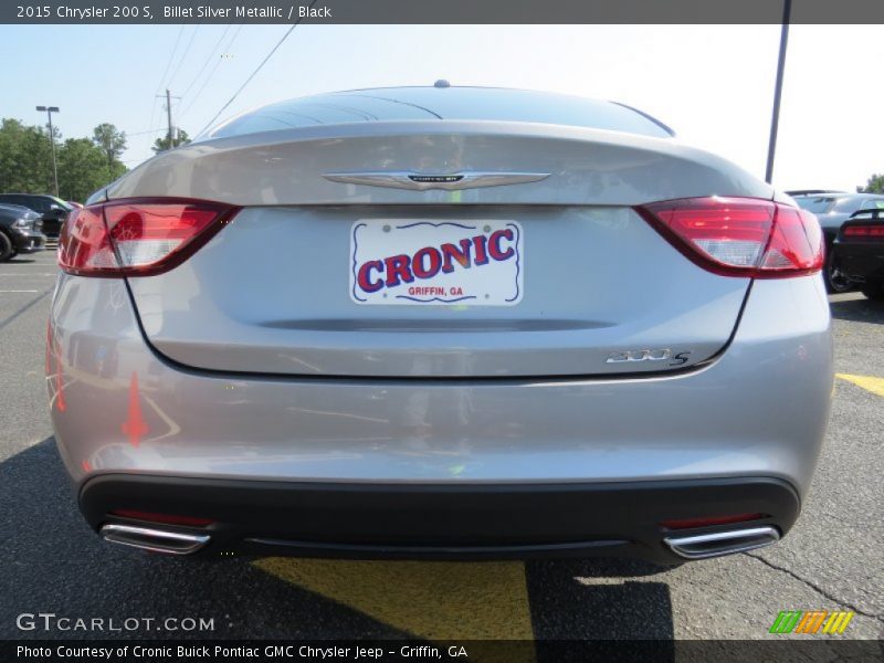 Billet Silver Metallic / Black 2015 Chrysler 200 S