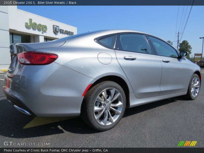 Billet Silver Metallic / Black 2015 Chrysler 200 S