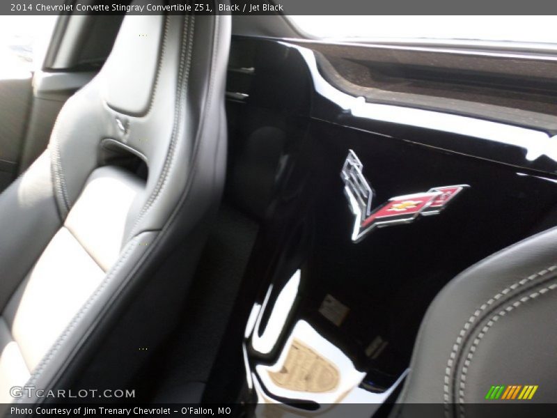 Black / Jet Black 2014 Chevrolet Corvette Stingray Convertible Z51