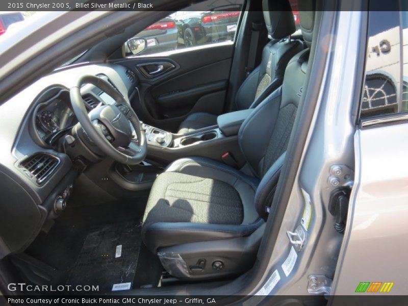 Billet Silver Metallic / Black 2015 Chrysler 200 S