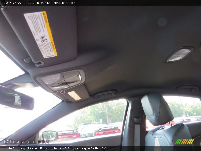 Billet Silver Metallic / Black 2015 Chrysler 200 S