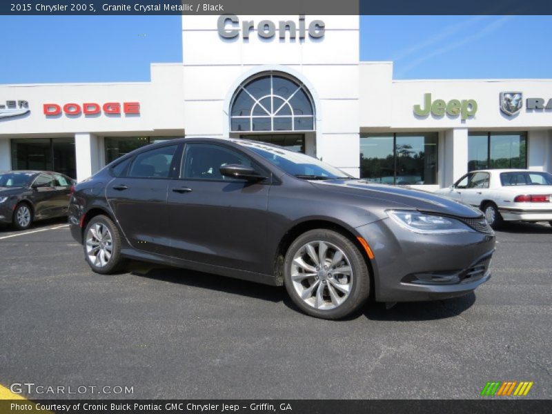 Granite Crystal Metallic / Black 2015 Chrysler 200 S
