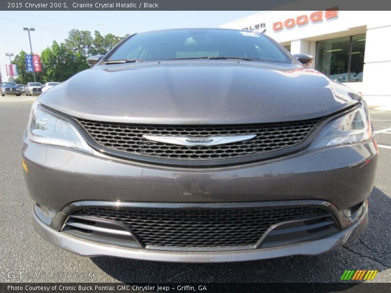 Granite Crystal Metallic / Black 2015 Chrysler 200 S