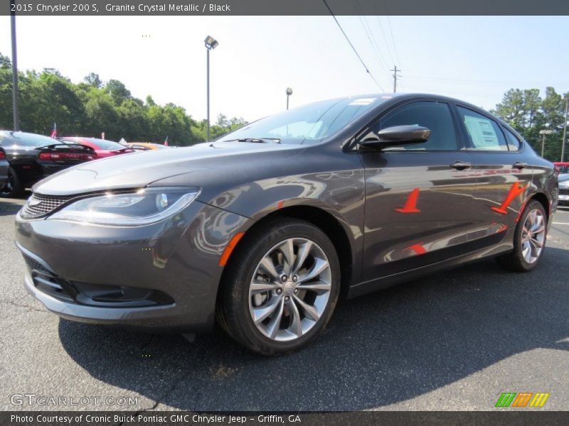 Granite Crystal Metallic / Black 2015 Chrysler 200 S